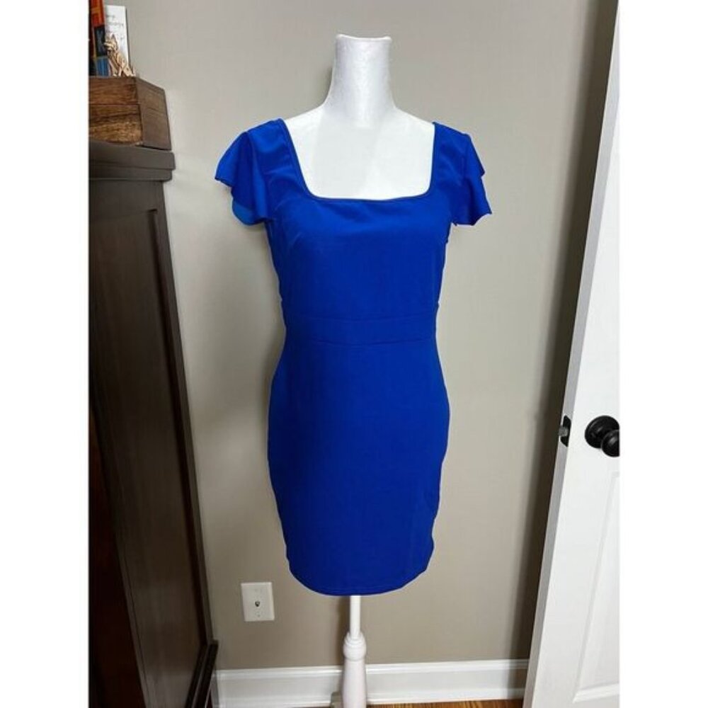 Cobalt blue shein size small dress above the knee